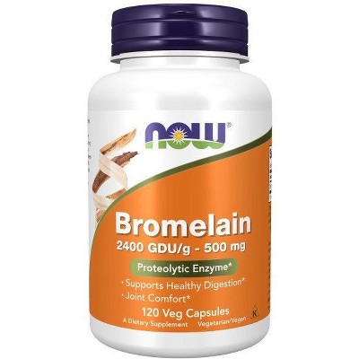Bromelain 2400GDU - 500mg by Now Foods  -  120 VegCap