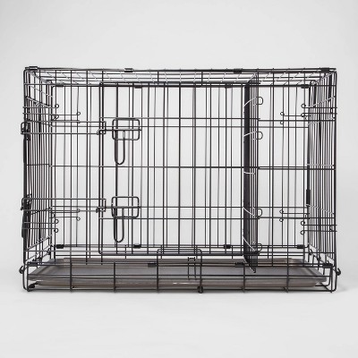 Wire Collapsible Dog Crate - Black - Boots & Barkley™