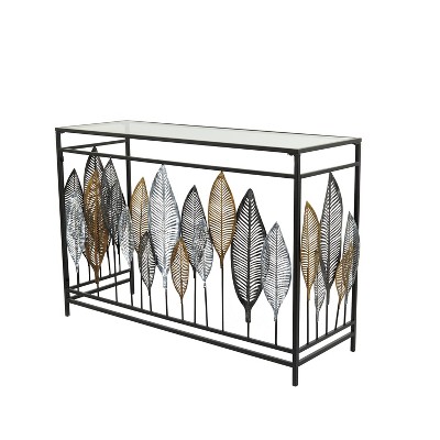 30" x 44" Contemporary Metal Console Table - Olivia & May