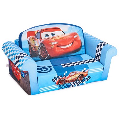 Marshmallow Furniture Disney's 2 in 1 Flip Open Compressed Foam Sofa and Sleeper Bed with Washable Cover