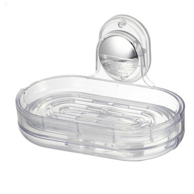 Unique Bargains Bathroom Kitchen Wall Mounted Soap Holder 6.10"x4.13"x3.35" 1 Pc