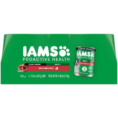 IAMS Proactive Health Adult Classic Ground Rice, Chicken and Lamb Flavor Variety Pack Wet Dog Food