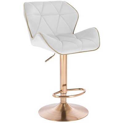 Modern Home Luxe Spyder Contemporary Adjustable Barstool/Bar Chair with 360° Rotation