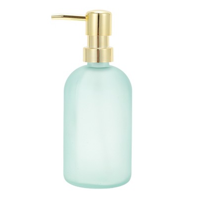 Unique Bargains Durable Cylinder Frosted Soap Dispenser 1 Pc