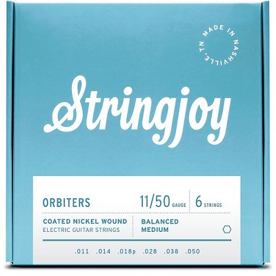 Stringjoy Orbiters Coated Nickel Wound Electric Guitar Strings