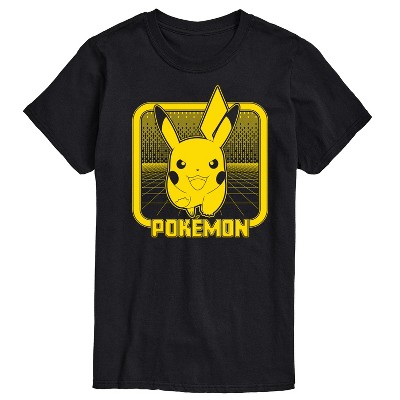 Men's - Pokémon - Retro Synthwave Pikachu Short Sleeve Graphic T-Shirt