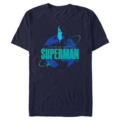 Mens Superman Retro Last Son of Krypton T Shirt