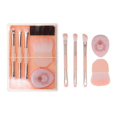 Unique Bargains Portable Makeup Brush Set 5 Pcs
