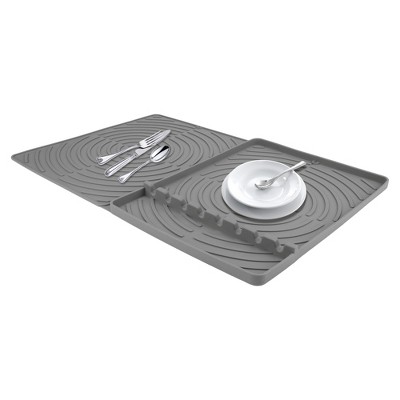 REGALWOVEN Silicone Dish Drying Mat for Kitchen Counter, Easy Clean Kitchen Mat, Silicone Mat, Fits Under Dish Rack 1 Pc