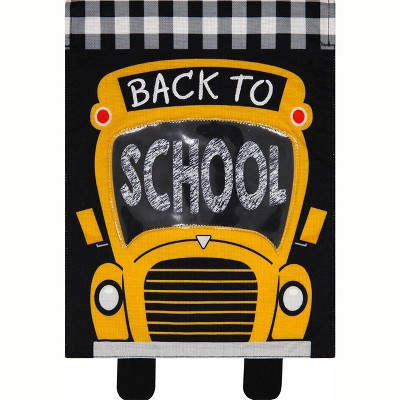 Briarwood Lane Fall House Flag 40x28 For Outdoor Back To School Burlap For Fall House Flag