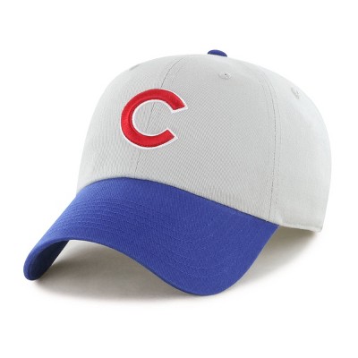 MLB Chicago Cubs Two Tone Clean Up Hat: Adjustable Cotton Baseball Cap