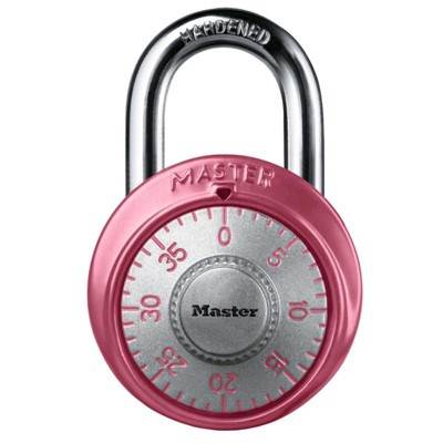 Master Lock - 3-Dial Combination Padlock - Steel - 2 in.