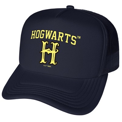 Harry Potter Hogwarts Arch Foam Trucker Cap Navy