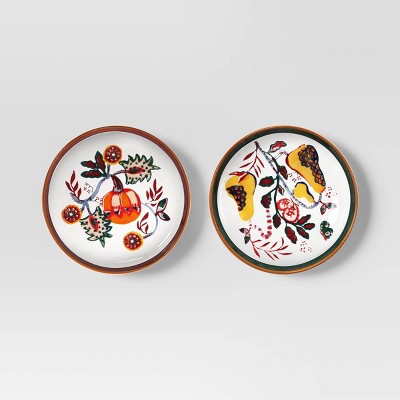 7" 2pk Stoneware Layering Plates - Threshold™