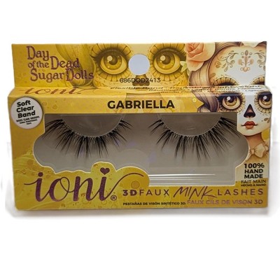 IONI LASH CLEAR BAND WISPY NATURAL MEDIUM FLARE -  GABRIELLA(Pack of 6)