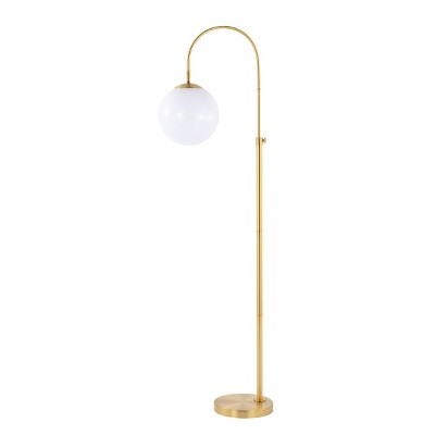 Hamil 55-62" Floor Lamp - FLL4103 - Gold - Safavieh