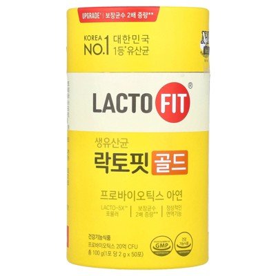 Lactofit Probiotic, Gold , 50 Sticks, (2 g) Each