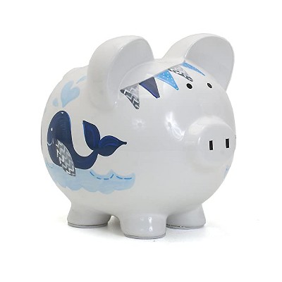 LayinSun Piggy Bank, blue whales