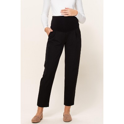 Hello Miz Women's Relax Fit Over The Belly Maternity Pants