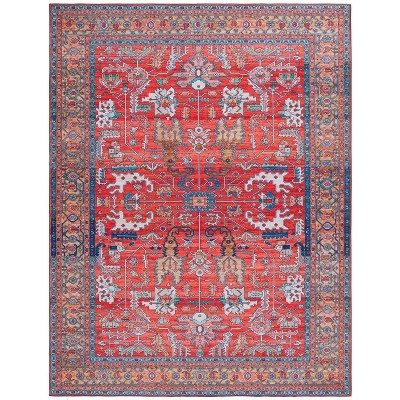 Tucson Vintage Persian TSN152  Machine Washable Skid-Resistant Stain Resistant Non-Shedding Power Loomed Indoor Rugs - Safavieh