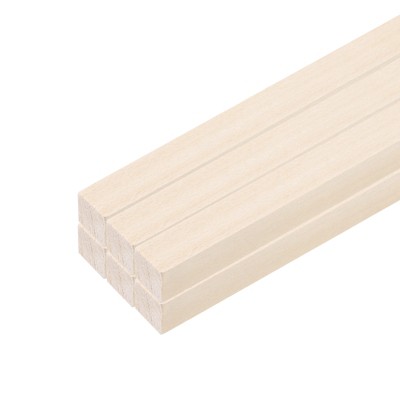 Unique Bargains DIY Craft Activity Kits Cube Carving Wood Sticks 6 Pcs