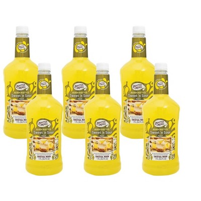 Master Of Mixes Sweet and Sour Mix - 6 pack, 1.75 lt