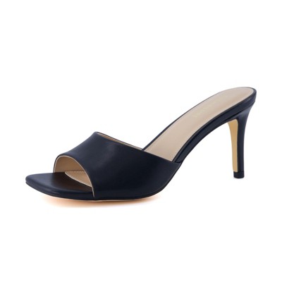 CUSHIONAIRE Women's Evie One Band Dress Sandal +Memory Foam And Wide Widths Available