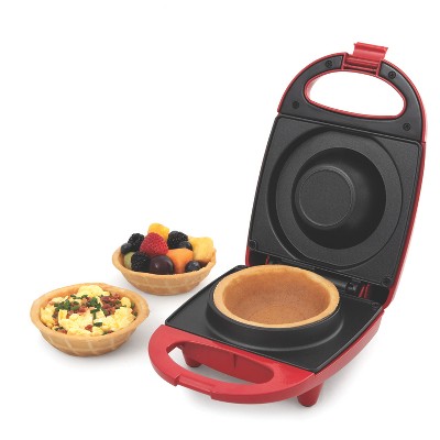 Salton Waffle Bowl Maker Red