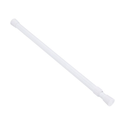 Unique Bargains Metal Non-slip Expandable No Drilling Kitchen Tension Curtain Rod