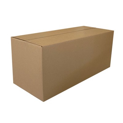 UOFFICE Pack of 25 Long Corrugated Boxes 12" x 6" x 6" Cardboard Shipping Boxes