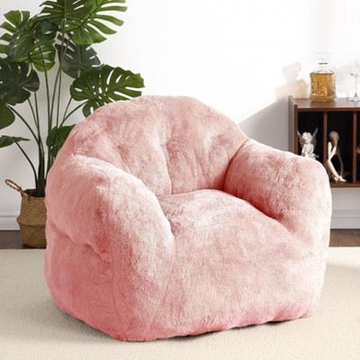 Coolmee 51 inch Large Bean Bag Chair for Adults, Oversized Soft Sofa Bean Bag Couch, Single Seat Sofa with Filler for Living Room Bedroom