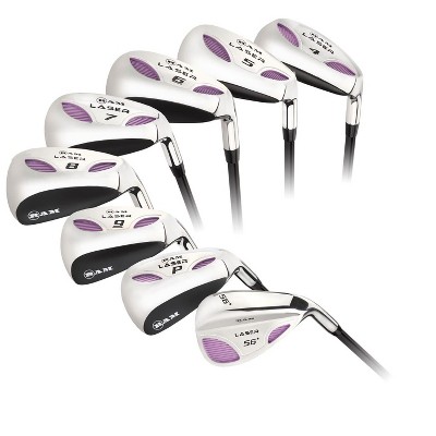Ram Golf Laser Graphite Hybrid Irons Set 4-SW (8 Clubs) -Ladies Right Hand
