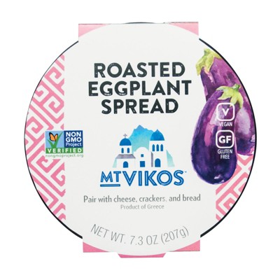 Mt. Vikos Roasted Eggplant Spread - Case of 6 - 7.3 OZ