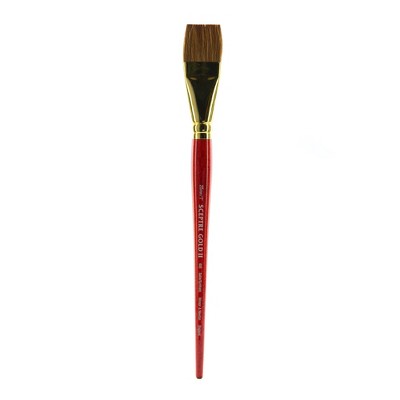 Winsor & Newton Sceptre Gold Ii Short Handled Brushes, One Stroke, 606