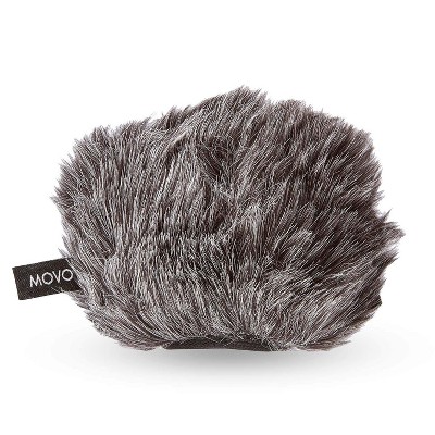 Movo WS-G9 Furry Outdoor Microphone Windscreen Muff for Portable Digital Recorders up to 3 X 1.5"