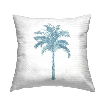 Stupell Industries Casual Blue Palm Tree Nature, 18 x 18