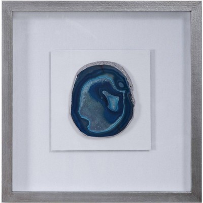 Uttermost Kalia 19 3/4" Square Agate Shadow Box Wall Art