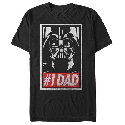 Men's Star Wars Darth Vader Number One Dad T-Shirt