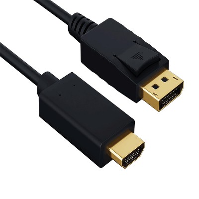 SANOXY 3ft Gold Plated Premium DisplayPort 1.2 to 4K HDMI Male to Male Cable