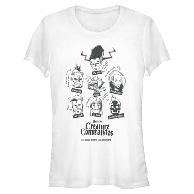 Juniors Creature Commandos You Got Monsters T Shirt