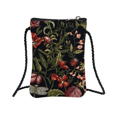 Signare USA Morning Garden Black Floral Smart Bag