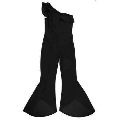 bar III Womens One Shoulder Jumpsuit
