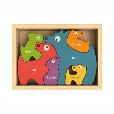 Begin Again Dog Family Color Puzzle