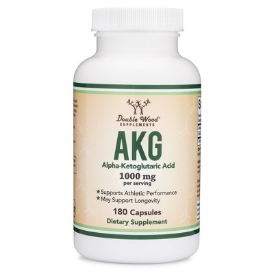AKG (Alpha Ketoglutaric Acid) - 180 x 500 mg capsules - Athletic Performance and Longevity Support