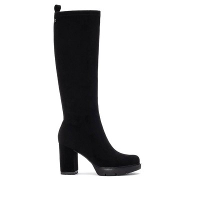 XTI Women's Suede Heeled Dress Boots 144580