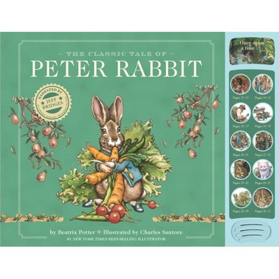 The Classic Tale of Peter Rabbit - (Charles Santore Children's Classics) by  Beatrix Potter (Hardcover)