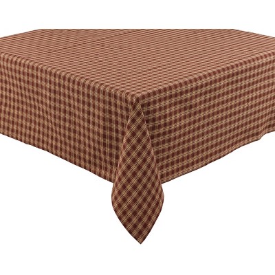 Park Designs Red Sturbridge Tablecloth 54"L
