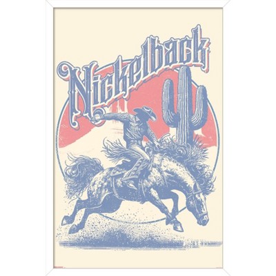 Trends International Nickelback - Buckin Bronco Framed Wall Poster Prints