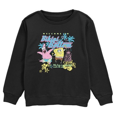 Boy's SpongeBob SquarePants Welcome to Bikini Bottom Sweatshirt