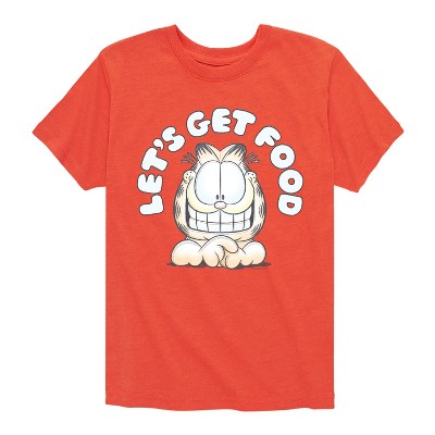 Boys' - Garfield - Lets Get Food Short Sleeve Graphic T-Shirt